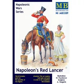   Master Box - Napoleon s Red Lancer  Napoleonic Wars Series figura makett
