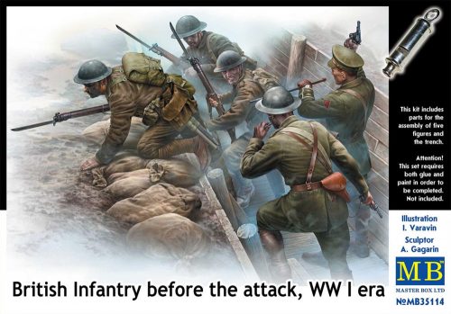 Master Box - British Infantry before the attack, WWI era