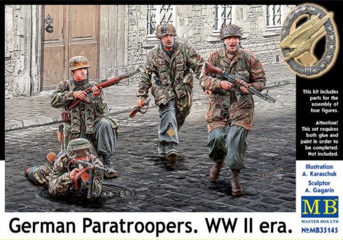 Master Box - German Paratroopers. WW II era