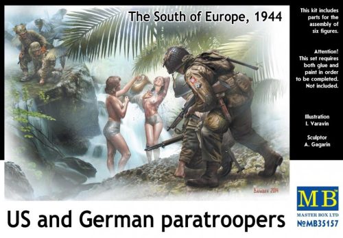 Master Box - US and German paratroopers, the South of Europe, 1944