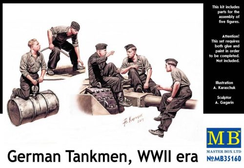 Master Box - German Tankmen,WW II Era