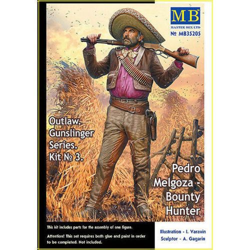 Master Box Ltd. - Outlow. Gunslinger series. Kit No.3. Pedro Melgoza - Bounty Hunter