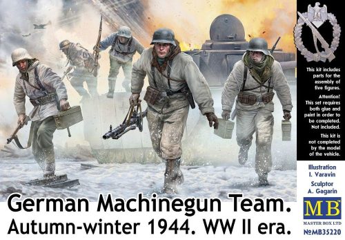 Master Box Ltd. - German Machinegun Team. Autumn-winter 1944. WWII era