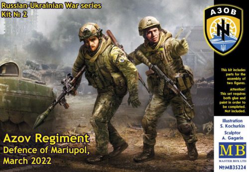 Master Box - Russian-Ukrainian War series,Kit No 2.Azov Regiment,Defence of Mariupol,March20