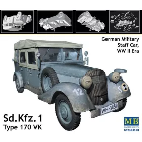   Master Box - Sd.Kfz. 1 Type 170 VK German military staff car  WW II era