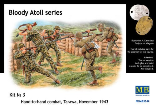 Master Box - Bloody Atoll series. Kit No 3, Hand-to-hand Combat,Tarawa, November