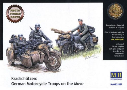 Master Box - Kradschutzen: German Motorcycle Troop on the Move