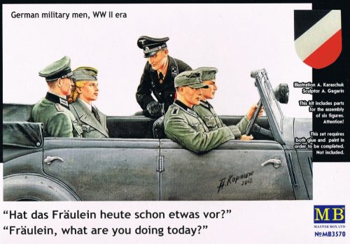Master Box - Fraulein,what are you doing today Geraman military men, WW II Era