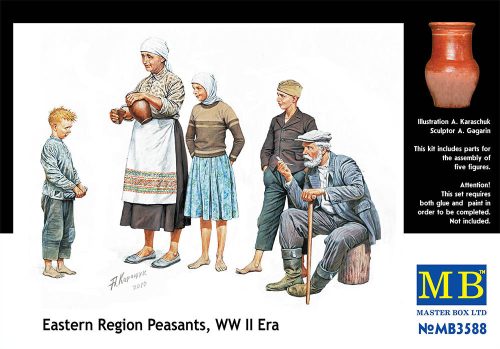 Master Box - Eastern Region Peasants, WW II era