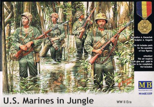 Master Box - US Marines in Jungle,WW II Era