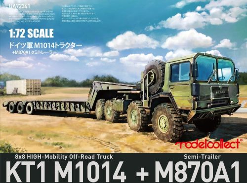 Modelcollect - German MAN KAT1M1014 8*8 HIGH-Mobility off-road truck with M870A1 semi-trailer