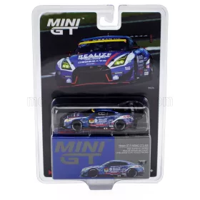   Minigt - NISSAN GT-R TEAM KONDO RACING N 56 GT300 CLASS SUPER GT 2023 JOAU PAULO DE OLIVEIRA - TAPPEI NATORI BLUE WHITE