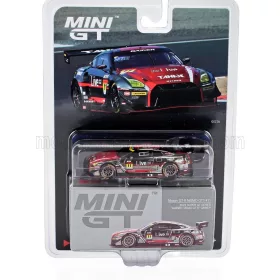   Minigt - NISSAN GT-R NISMO TEAM GAINER TANAX N 11 GT300 CLASS SUPER GT 2023 RYUICHIRO TOMITA - KEISHI ISHIKAWA - YUSUKE SHIOTSU RED SILVER GREY