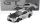 Minigt - MAZDA RX-7 (FD3S) RE AMEMIYA LHD 2004 SILVER BLACK