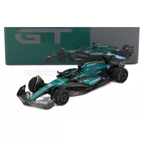   Minigt - ASTON MARTIN F1  AMR24 TEAM ARAMCO COGNIZANT N 18 CANADA GP 2024 LANCE STROLL GREEN BLACK
