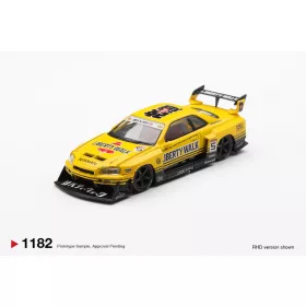   Minigt - Nissan Skyline GT-R (R34N) LB-ER34 Super Silhouette SKYLINE Sport Yellow 2025 (RHD)
