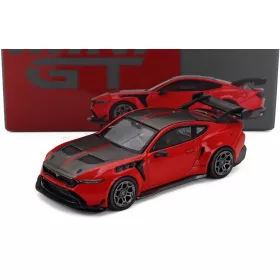 Minigt - FORD USA MUSTANG GTD COUPE 2025 RED BLACK