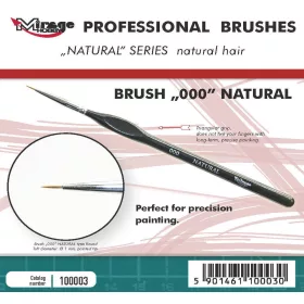 Mirage Hobby - MIRAGE BRUSH NATURAL SIZE 000
