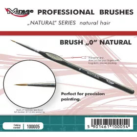 Mirage Hobby - MIRAGE BRUSH NATURAL SIZE 0