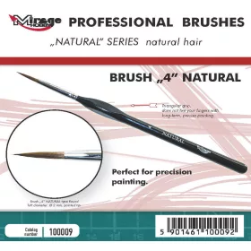 Mirage Hobby - MIRAGE BRUSH NATURAL SIZE 4