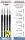 Mirage Hobby - MIRAGE BRUSH SET of Standard of 4 brushes in sizes:00  0  1  2 (hair:synthetic