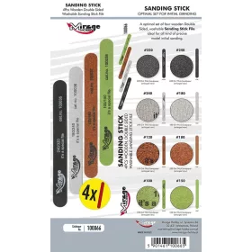   Mirage Hobby - MIRAGE SANDING STICK OPTIMAL SET  4pcs/8 STAGES