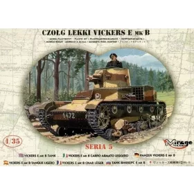 Mirage Hobby - Leichter Panzer Vickers E Mk B tank makett
