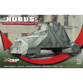   Mirage Hobby - KUBUS Warsaw 44 Uprising Armoured Car harcjármű makett