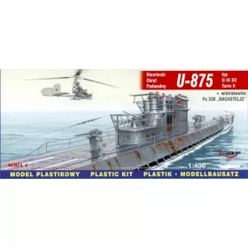   Mirage Hobby - Deutsches U-Boot U 875 Typ IX D2 Turm II und FA 330 Bachstelze
