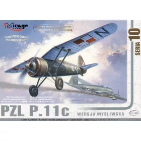   Mirage Hobby - PZL P-11 C Polnische Luftwaffe mit Resin- und Foto tzteilen