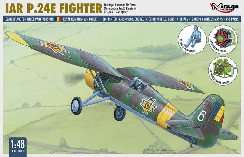 Mirage Hobby - IAR P.24E FIGHTER The Royal Romanian Air Force mit Resin und Fotoätzteilen