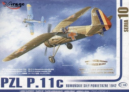 Mirage Hobby - PZL P-11 C Roman Luftwaffe w/Resin- and Fotoetched