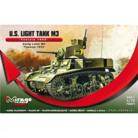 Mirage Hobby - U.S. Light Tank M3 Tunisia 1943