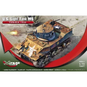 Mirage Hobby - U.S. Light Tank M5  TUNISIA 1942 tank makett