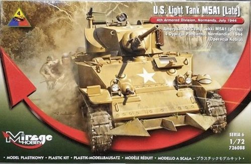 Mirage Hobby - U.S. Light Tank M5A1 (Late)