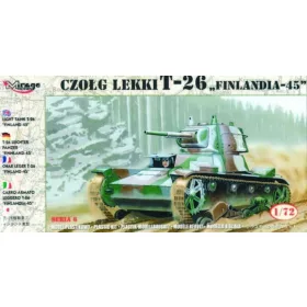 Mirage Hobby - Finnischer Panzer T-26 1945 tank makett
