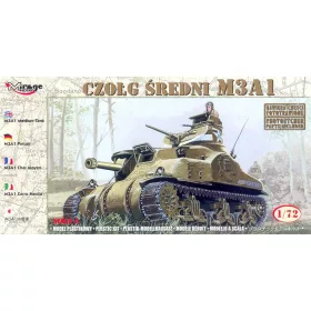 Mirage Hobby - M3A1 tank makett