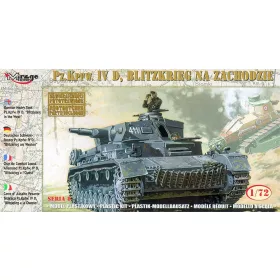   Mirage Hobby - German Tank Pz.Kpfw. IVD  BLITZKRIEG  in the WEST