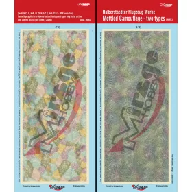   Mirage Hobby - Halberstadt Mottled Camouflage two types (WW1)