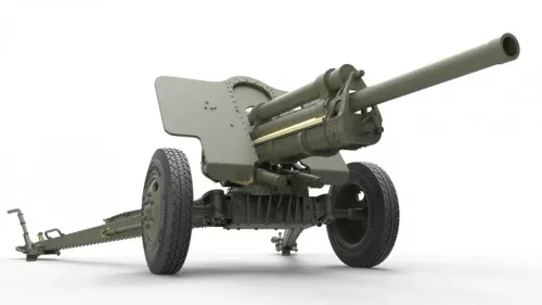 MiniArt - USV-BR 76-mm Gun Mod.1941 withLimber   Crew