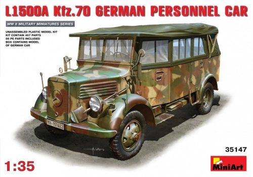MiniArt -  L1500A (Kfz.70) German Personnel Car