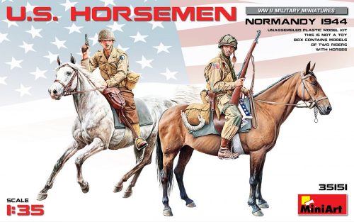 Miniart - U.S. Horsemen. Normandy 1944