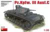 MiniArt - Pz.Kpfw.3 Ausf.C harcjármű makett