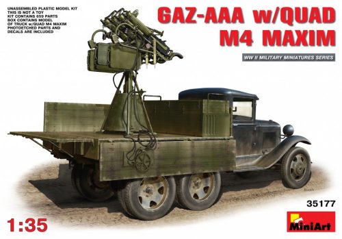 MiniArt - GAZ-AAA w/Quad M-4 Maxim