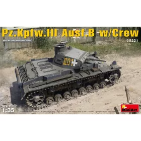 Miniart - Pz.Kpfw.3 Ausf.B w/Crew harcjármű makett