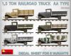 Miniart - 1,5 Ton Railroad Truck AA Type