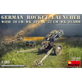   Miniart - German Rocket Launcher w/28cmWK Spr 32cmWK Flamm harcjármű makett