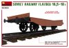 Miniart - Soviet Railway Flatbed 16,5-18 t