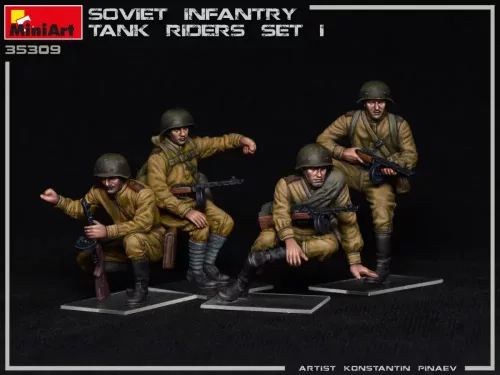 Miniart - Soviet Infantry Tank Riders Set 1