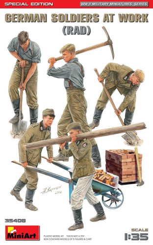 MiniArt - German Soldiers at Work (RAD) Special Edition